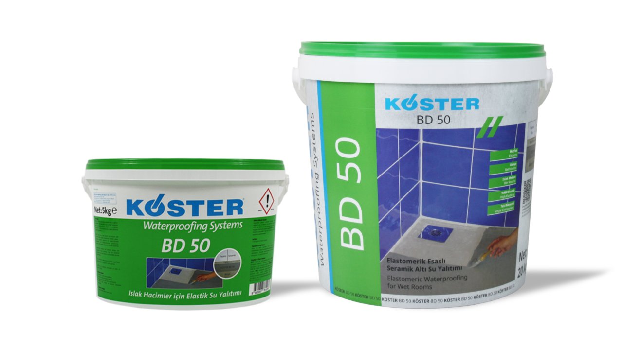 Köster Elastomerik Reçine Esaslı Su Yalıtımı